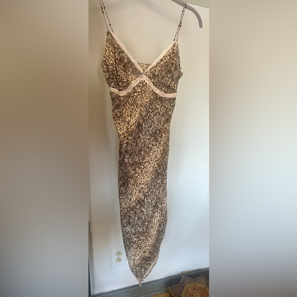 A.B.S Snake print dress XS